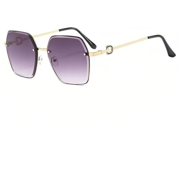 😎 Frameless Gradient Sunglasses | Lightweight UV400 Retro-Chic Shades for Women - Picture 3 of 3